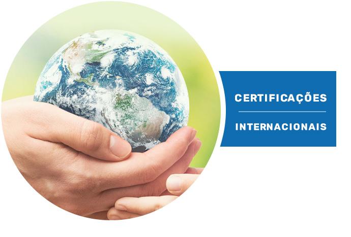 ícone Certificações internacionais